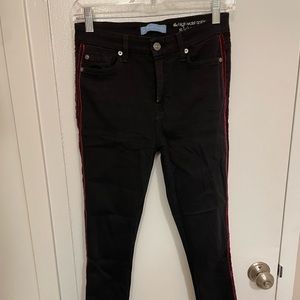 7 for all Mankind Skinny High Waisted Jeans